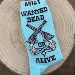 Guadalajara Western Wear Wanted Crew Sock Accessories