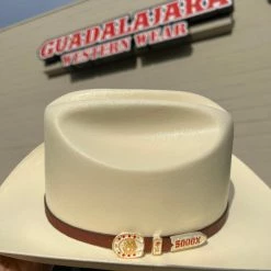 Guadalajara Western Wear Men Larry Mahan 5000x Copa Chica Falda 3.5