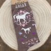 Guadalajara Western Wear Horse Love Crew Sock