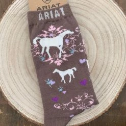 Guadalajara Western Wear Horse Love Crew Sock