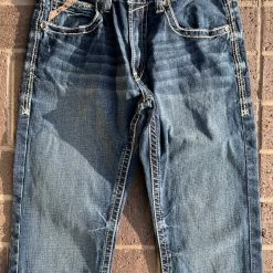 Guadalajara Western Wear M5 Slim Stretch Adkins Stackable Straight Leg Jean