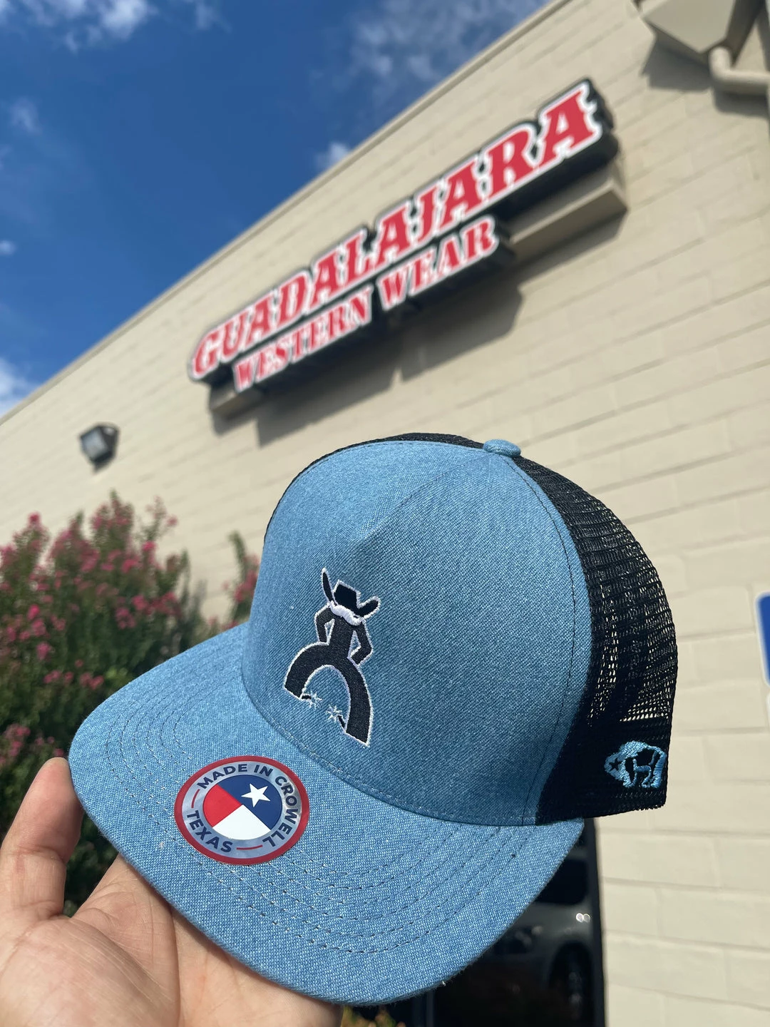 Guadalajara Western Wear Accessories Hooey Light Blue Mustache Cowboy 3 Guadalajara Western Wear Accessories Hooey Light Blue Mustache Cowboy