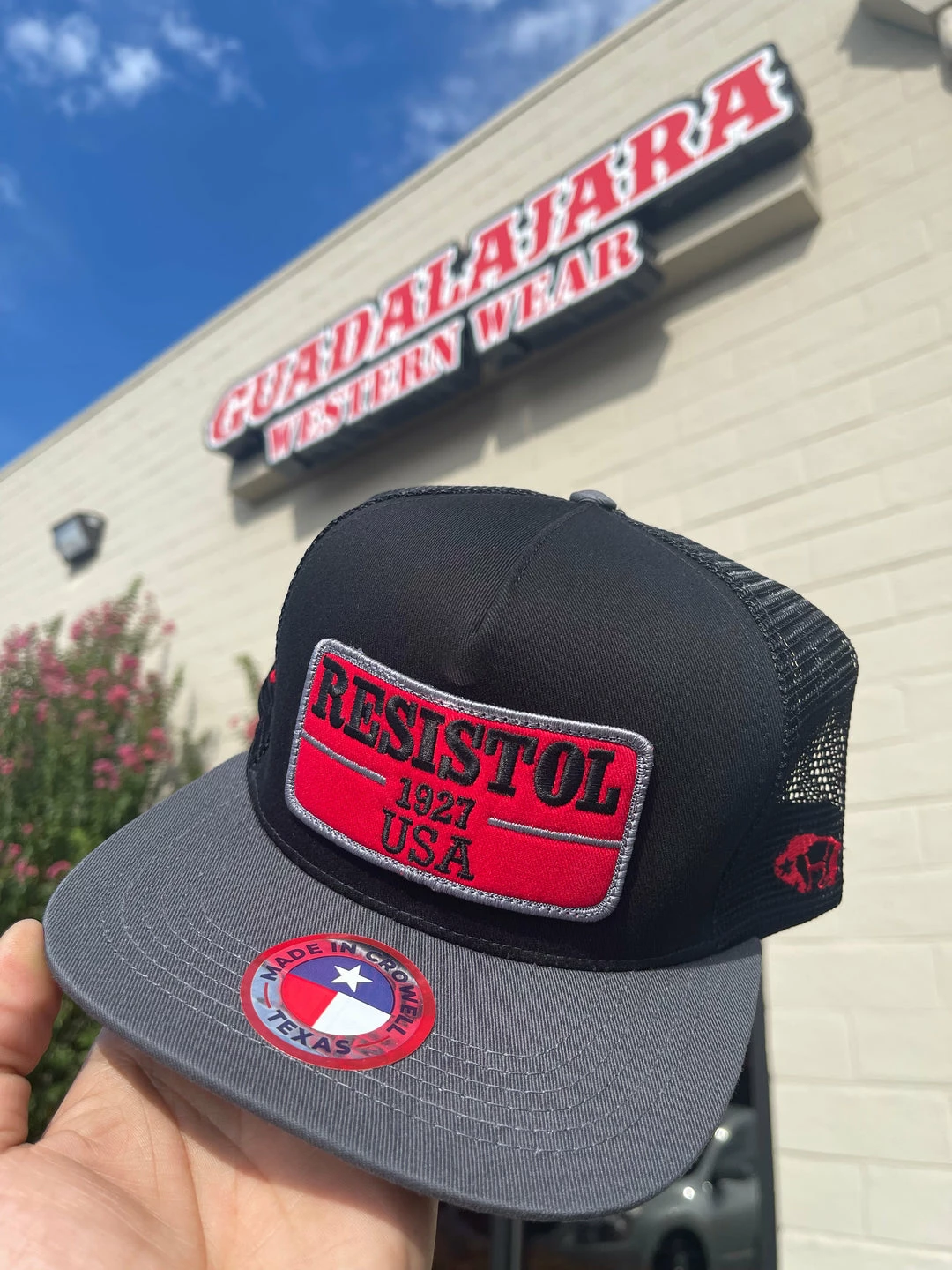 Guadalajara Western Wear Accessories Hooey Resistol Blk/Red 3 Guadalajara Western Wear Accessories Hooey Resistol Blk/Red