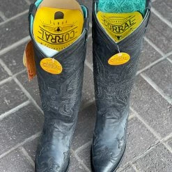 Guadalajara Western Wear Corral Boots Women's Shoes Vintage Black Tall Boot