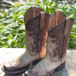 Guadalajara Western Wear Circle G By Corral Women's Honey Chocolate Embroidery Square Toe Boot 11 Guadalajara Western Wear Circle G By Corral Women's Honey Chocolate Embroidery Square Toe Boot