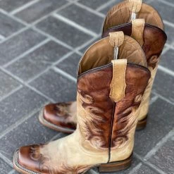 Guadalajara Western Wear Circle G By Corral Women's Honey Chocolate Embroidery Square Toe Boot 10 Guadalajara Western Wear Circle G By Corral Women's Honey Chocolate Embroidery Square Toe Boot