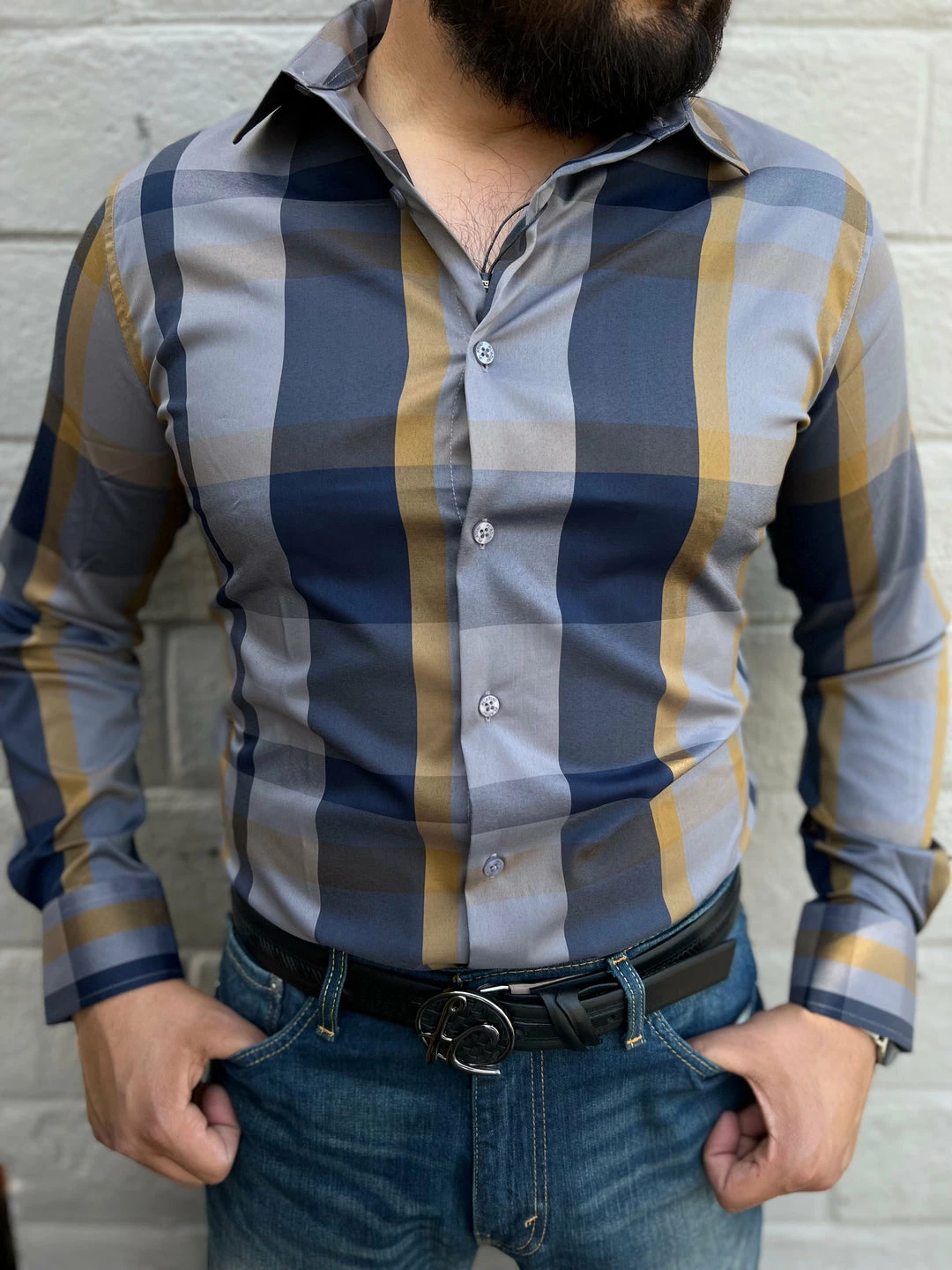 Guadalajara Western Wear Platini Men's Digital Print Shirt - CHL8503 3 Guadalajara Western Wear Platini Men's Digital Print Shirt - CHL8503