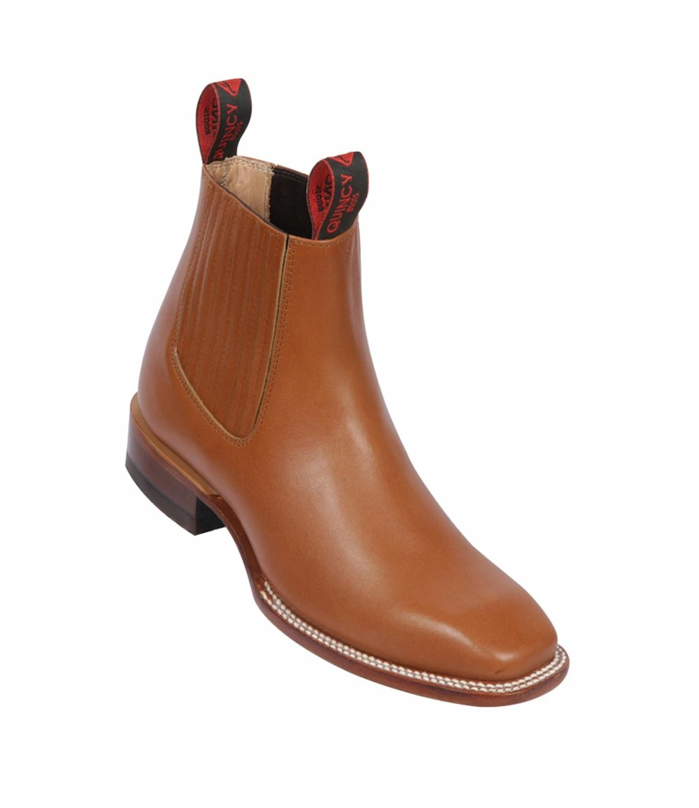 Guadalajara Western Wear Quincy Square Toe Botin Charro - Q68B8351 3 Guadalajara Western Wear Quincy Square Toe Botin Charro - Q68B8351