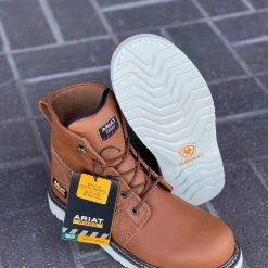 Ariat Lightweight Rebar Wedge 6" Work Boot Men 11 Ariat Lightweight Rebar Wedge 6