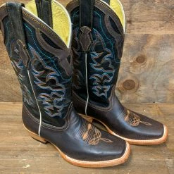 Reywelt Stephy Boot Dark Brown Semi Square Toe Women Western Boot