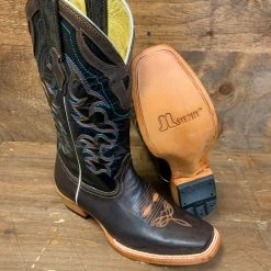 Reywelt Stephy Boot Dark Brown Semi Square Toe Women Western Boot 6 Reywelt Stephy Boot Dark Brown Semi Square Toe Women Western Boot