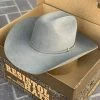 Guadalajara Western Wear Resistol Prairie Smoke Premier 30x Phantom Grey Cowboy Felt Hat