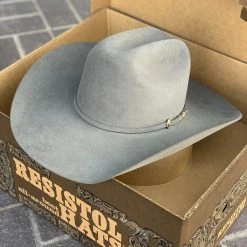 Guadalajara Western Wear Resistol Prairie Smoke Premier 30x Phantom Grey Cowboy Felt Hat