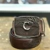 Guadalajara Western Wear Men Cuadra Paris Cafe Modern Caiman Leather Belt