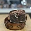 Guadalajara Western Wear Cuadra Lumber Bone Modern Caiman Leather Belt Men