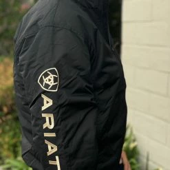 Guadalajara Western Wear Men Team Logo Insulated Jacket Black/Gold