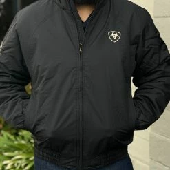 Guadalajara Western Wear Men Team Logo Insulated Jacket Black/Gold 8 Guadalajara Western Wear Men Team Logo Insulated Jacket Black/Gold