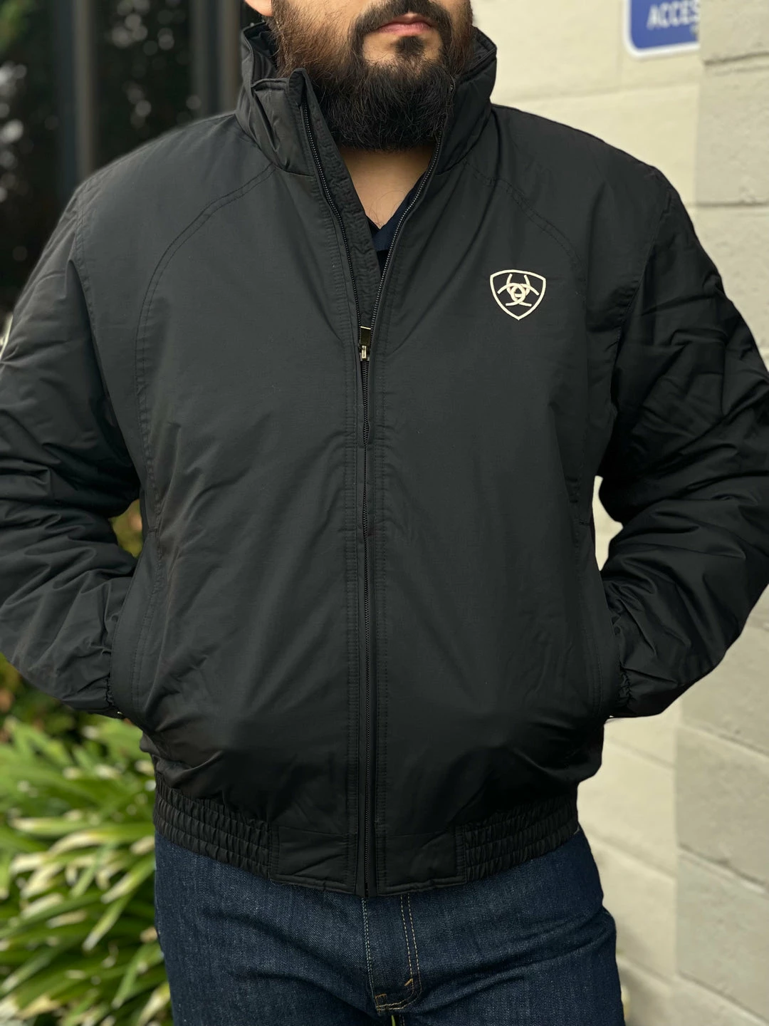 Guadalajara Western Wear Men Team Logo Insulated Jacket Black/Gold 4 Guadalajara Western Wear Men Team Logo Insulated Jacket Black/Gold