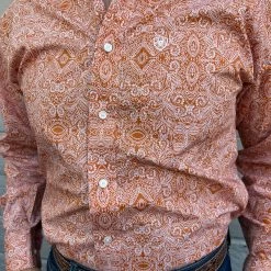 Guadalajara Western Wear Men Ariat Braylon Amber Dusk Classic Fit Shirt