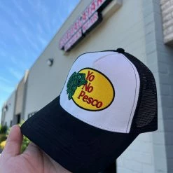 Guadalajara Western Wear Yo No Pesco Suede Black/White - Dandy Hats Accessories