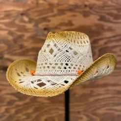 Stetson Women Cowboy Straw Hat Size (Medium)