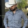 Guadalajara Western Wear Vestigium Men's Fashion Long Sleeve Shirt - 1605