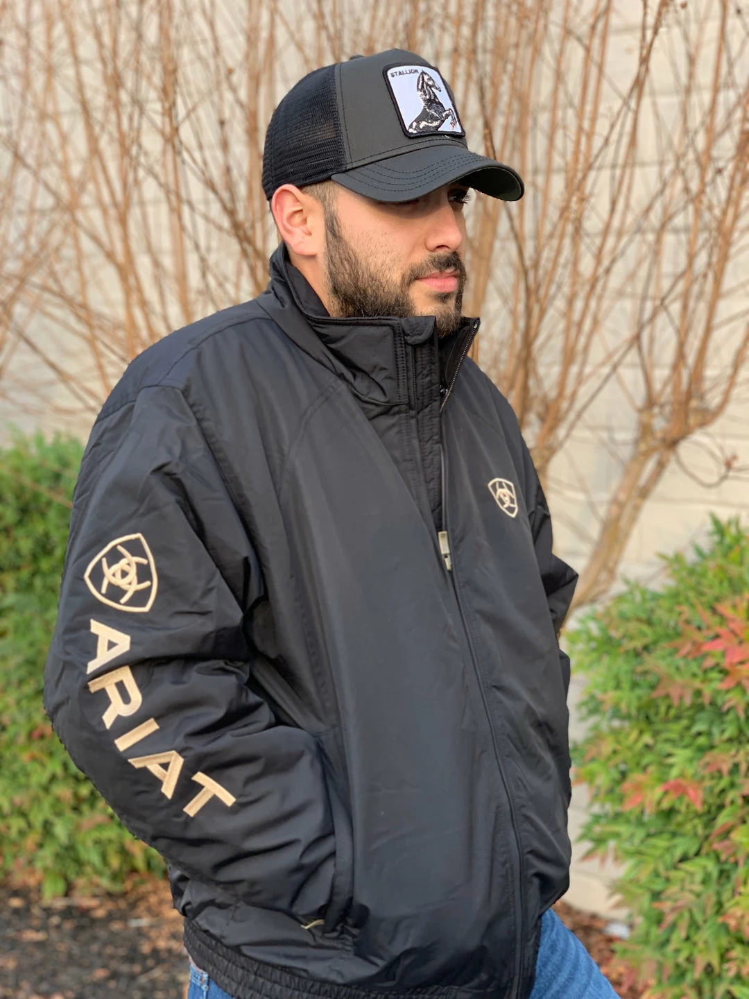 Guadalajara Western Wear Men Team Logo Insulated Jacket Black/Gold 5 Guadalajara Western Wear Men Team Logo Insulated Jacket Black/Gold