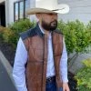 Cuadra Men's Lamb Vest Florence Brown