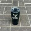 Guadalajara Western Wear Lost Calf Black Tumbler