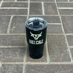 Guadalajara Western Wear Lost Calf Black Tumbler