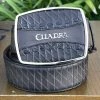 Guadalajara Western Wear Cuadra Grey Modern Fashion Leather Belt
