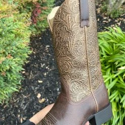 Guadalajara Western Wear Ariat Brown Women Round Up Arizona Brown Wide Square Toe Western Boot