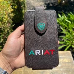 Guadalajara Western Wear Ariat Mexico Leather Cell Phone Case (Fits IPhone PLUS)