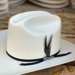 Guadalajara Western Wear Cuernos Chuecos 100x Johnson Diamante Negro (Copa Alta Falda 3.5