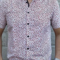 Guadalajara Western Wear Men's Italian Print Short Sleeve Shirt - D420