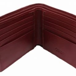 Guadalajara Western Wear Cuadra Rustic Brown/Red Caiman Leather Wallet (Limited Edition) Accessories
