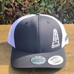 Guadalajara Western Wear Accessories Hooey "White Trucker" Black