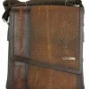 Guadalajara Western Wear Accessories Cuadra Tabaco Brown Shark Messenger Bag