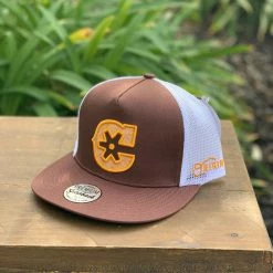 Guadalajara Western Wear Accessories Charros Original Premium Snapback (Bronze / Yellow)
