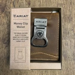 Guadalajara Western Wear Ariat Mens Bifold Bottle Opener Money Clip Accessories