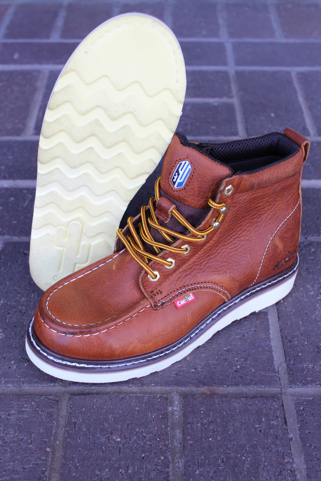 Guadalajara Western Wear Cactus 6061 Brown Full Grain Leather Work Boot Men 3 Guadalajara Western Wear Cactus 6061 Brown Full Grain Leather Work Boot Men