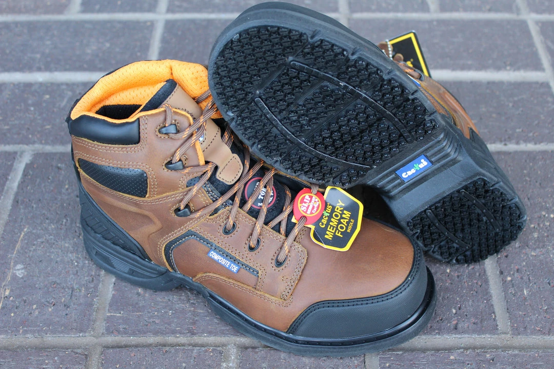 Guadalajara Western Wear Cactus Men's 6080C Light Brown Composite Toe Memory Foam 3 Guadalajara Western Wear Cactus Men's 6080C Light Brown Composite Toe Memory Foam