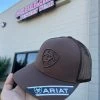 Guadalajara Western Wear Ariat Logo Brown Cap Accessories