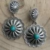 Guadalajara Western Wear Silver/Turquoise Conchos