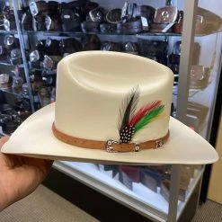 Guadalajara Western Wear Men 500X Johnson Copa Alta 4 3/4" Falda Corta 3" Toquilla Avestruz Cognac 9 Guadalajara Western Wear Men 500X Johnson Copa Alta 4 3/4