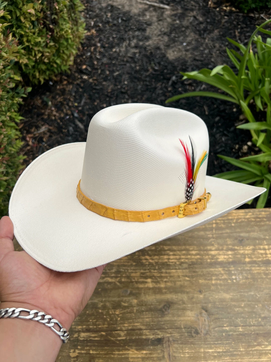 Guadalajara Western Wear Men Tombstone 1000x (Copa Chica) Toquilla Caiman Mantequilla 3 Guadalajara Western Wear Men Tombstone 1000x (Copa Chica) Toquilla Caiman Mantequilla