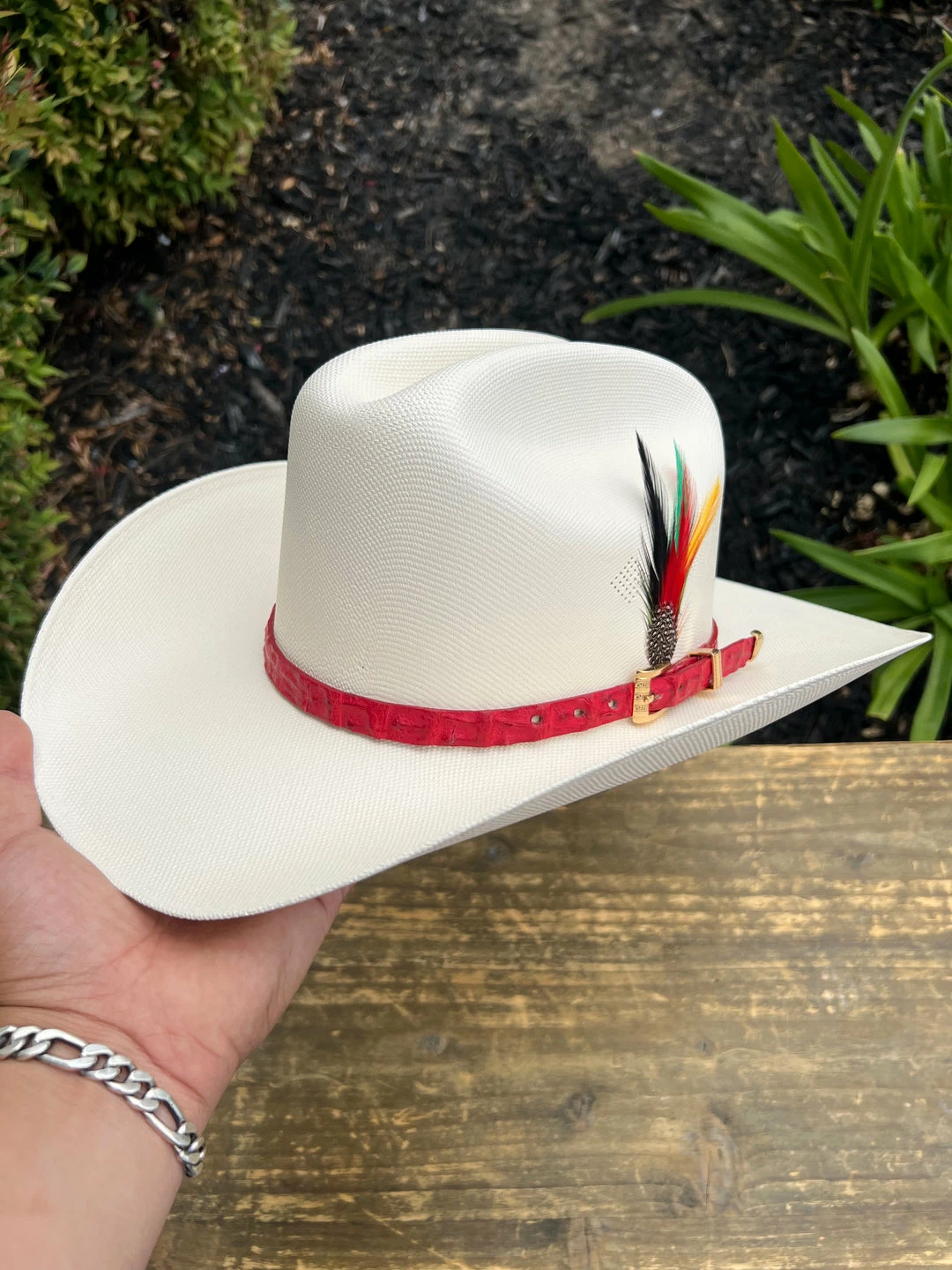 Guadalajara Western Wear Tombstone 1000x Johnson (Copa Chica) Toquilla Caiman Rojo Men 3 Guadalajara Western Wear Tombstone 1000x Johnson (Copa Chica) Toquilla Caiman Rojo Men