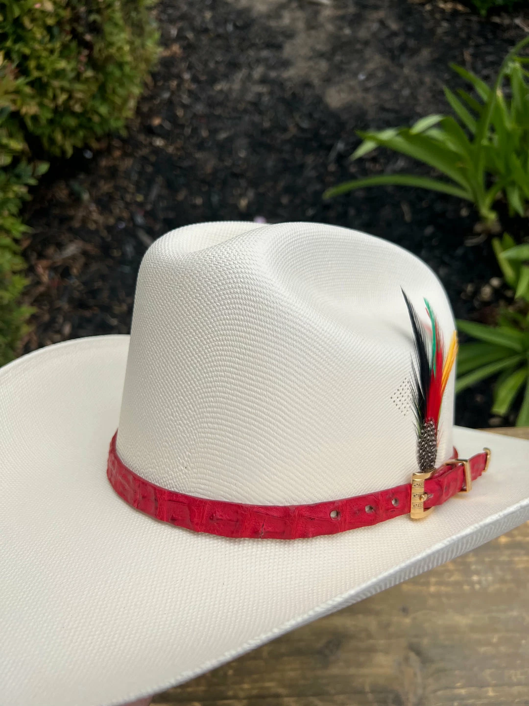 Guadalajara Western Wear Tombstone 1000x Johnson (Copa Chica) Toquilla Caiman Rojo Men 4 Guadalajara Western Wear Tombstone 1000x Johnson (Copa Chica) Toquilla Caiman Rojo Men