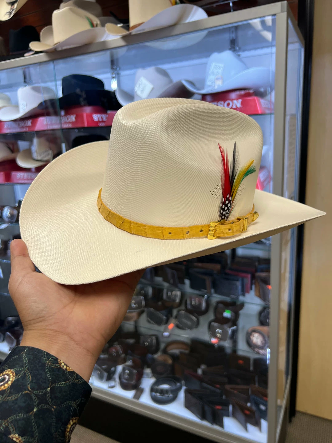 Guadalajara Western Wear Men Tombstone 1000x (Copa Chica) Toquilla Caiman Mantequilla 5 Guadalajara Western Wear Men Tombstone 1000x (Copa Chica) Toquilla Caiman Mantequilla