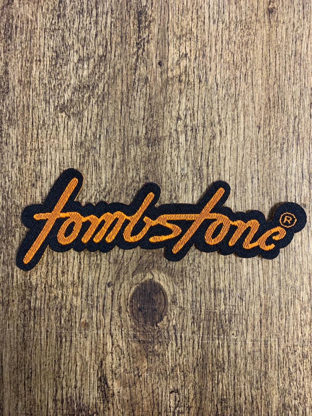 Guadalajara Western Wear Tombstone Black / Orange Patch (Peel & Stick Patch) Accessories 3 Guadalajara Western Wear Tombstone Black / Orange Patch (Peel & Stick Patch) Accessories